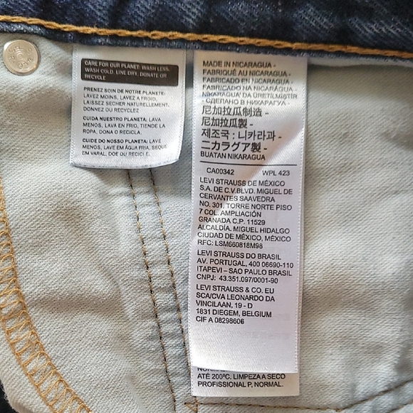 Levi Men's Blue Jeans 36×30 - Picture 7 of 16